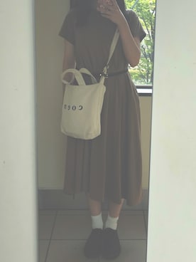 「フォロバ」｜「アイテム（ワンピース/ドレス）」を使った、Mさん（レディース・170cm）の夏コーディネート