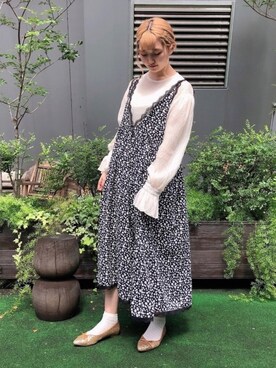 𝚗𝚊𝚋𝚎さん（レディース・162cm）の夏コーディネート