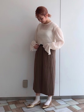 𝚗𝚊𝚋𝚎さん（レディース・162cm）の夏コーディネート