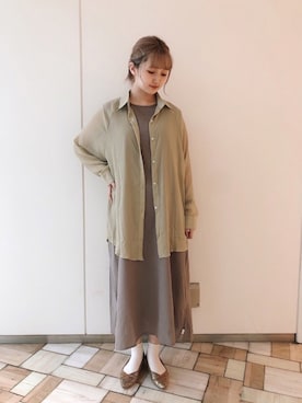 𝚗𝚊𝚋𝚎さん（レディース・162cm）の夏コーディネート