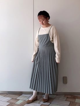 𝚗𝚊𝚋𝚎さん（レディース・162cm）の夏コーディネート