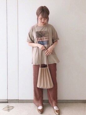 𝚗𝚊𝚋𝚎さん(レディース・162cm)の夏コーディネート