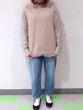 𝚗𝚊𝚋𝚎さん（レディース・162cm）の春コーディネート