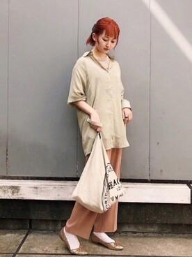 𝚗𝚊𝚋𝚎さん(レディース・162cm)の夏コーディネート