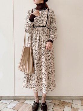 𝚗𝚊𝚋𝚎さん（レディース・162cm）の冬コーディネート