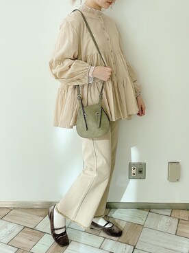 𝚗𝚊𝚋𝚎さん（レディース・162cm）の冬コーディネート