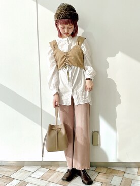 𝚗𝚊𝚋𝚎さん（レディース・162cm）の春コーディネート