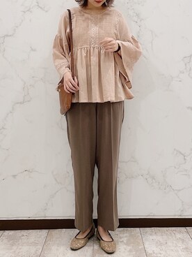 𝚗𝚊𝚋𝚎さん（レディース・162cm）の春コーディネート