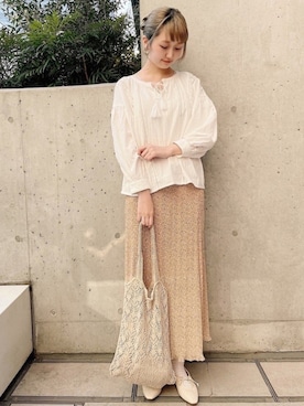 𝚗𝚊𝚋𝚎さん(レディース・162cm)の春コーディネート