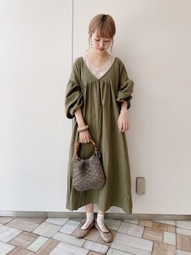 𝚗𝚊𝚋𝚎さん（レディース・162cm）の春コーディネート