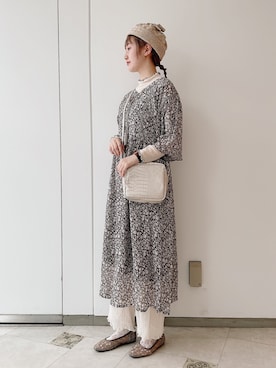 𝚗𝚊𝚋𝚎さん(レディース・162cm)の春コーディネート