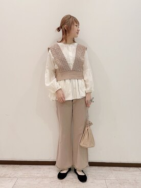 𝚗𝚊𝚋𝚎さん（レディース・162cm）の春コーディネート