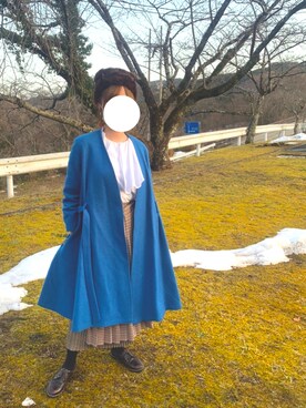 青コート のレディース人気ファッションコーディネート Wear
