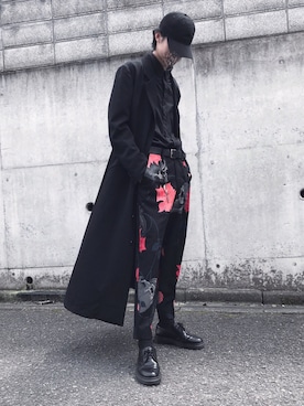 「Yohji Yamamoto POUR HOMME（ヨウジヤマモトプールオム）のアイテム（財布/小物）」を使った、ぐれさん（メンズ・180cm）の春コーディネート