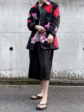 ヨウジヤマモトプールオム　花と少年期　ピンクジャケット