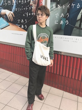 ゆうまさん(メンズ・168cm)の春コーディネート