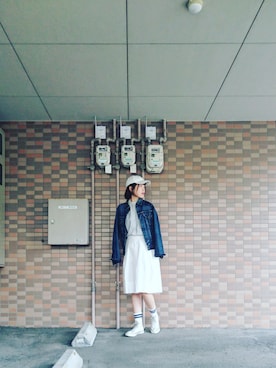 「glaz（グラズ）のアイテム」を使った、LIFEGOESON.さん（レディース・173cm）の春コーディネート