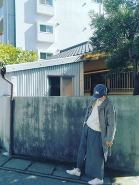 「glaz（グラズ）のアイテム」を使った、LIFEGOESON.さん（レディース・170cm）の冬コーディネート