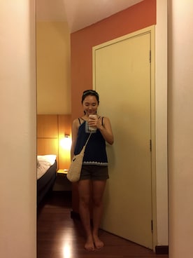 「VINTAGE（ヴィンテージ）のアイテム（その他ヘアアクセサリー）」を使った、doradoraさん（レディース・155cm）の春コーディネート