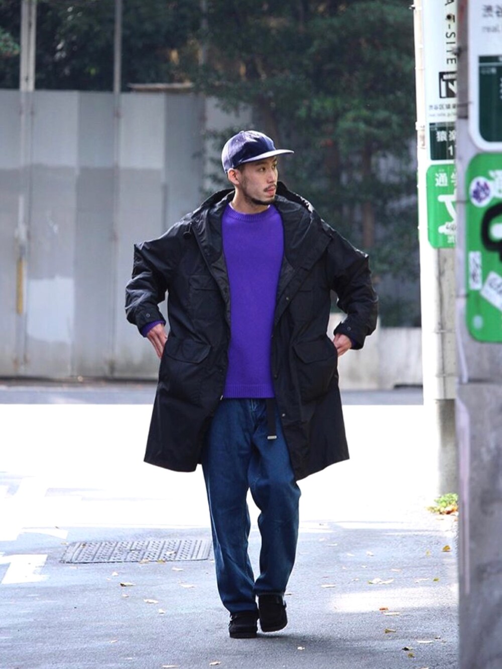 THE NORTH FACE PURPLE LABELのモッズコートを使った人気
