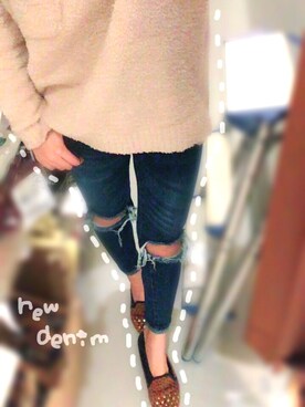 「CLOSE-UP（クローズアップ）のアイテム（シューズ）」を使った、asuka☆さん（レディース・158cm）の冬コーディネート