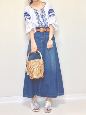 mamoさん(レディース・155cm)の夏コーディネート