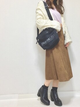 mamoさん（レディース・155cm）の冬コーディネート