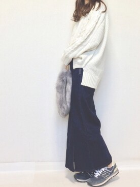 mamoさん(レディース・155cm)の冬コーディネート