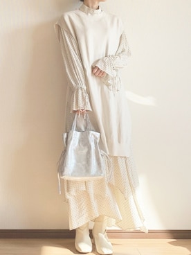 mamoさん（レディース・155cm）の冬コーディネート