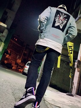 「RADICAL（RADICAL）のアイテム」を使った、艾斯さん（メンズ・170cm）の春コーディネート