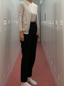 「Kaon（カオン）のアイテム」を使った、kamekoさん（レディース・168cm）の秋コーディネート