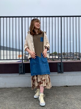 aiRiさん（レディース・158cm）の春コーディネート