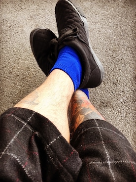 「devirock（デビロック）のアイテム（パンツ）」を使った、RyotAさん（メンズ・172cm）の冬コーディネート