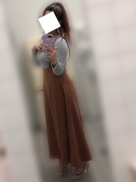 「コーディネート」｜「アイテム（アナログ腕時計）」を使った、naoさん（レディース・157cm）の秋コーディネート