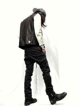 「drestrip 」｜all×around_NOBさん（メンズ・180cm）の冬コーディネート