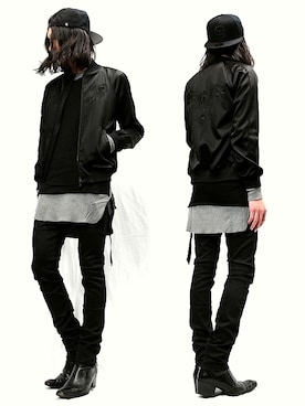 「drestrip（ドレストリップ）のアイテム」を使った、all×around_NOBさん（メンズ・180cm）の冬コーディネート