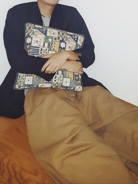 「WEARISTAお気に入りアウターコーデ」｜林家正さん（メンズ・182cm）の春コーディネート