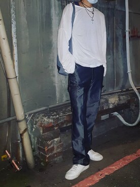 「WEARISTAお気に入りアウターコーデ」｜林家正さん（メンズ・182cm）の春コーディネート
