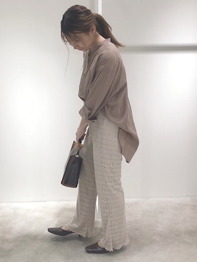 咲栄さん（レディース・155cm）の春コーディネート