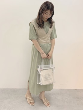 咲栄さん（レディース・155cm）の春コーディネート