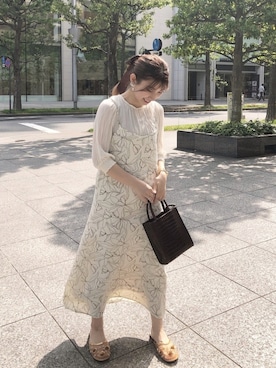 咲栄さん(レディース・155cm)の春コーディネート