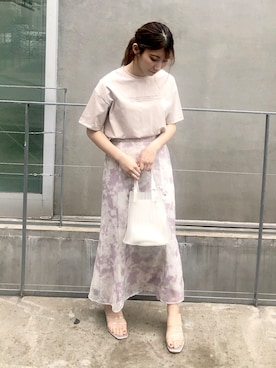 咲栄さん(レディース・155cm)の春コーディネート