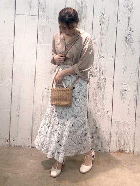 咲栄さん（レディース・155cm）の夏コーディネート