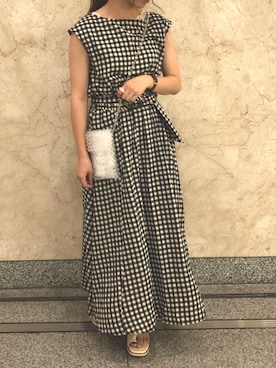 「アイテム（ワンピース/ドレス）」を使った、咲栄さん（レディース・155cm・10代）の夏コーディネート