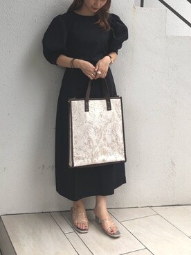 「アイテム（ワンピース/ドレス）」を使った、咲栄さん（レディース・155cm・10代）の夏コーディネート
