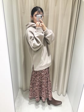 咲栄さん（レディース・155cm）の冬コーディネート