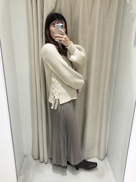 咲栄さん(レディース・155cm)の冬コーディネート