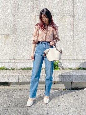 咲栄さん（レディース・155cm）の春コーディネート