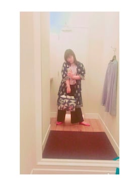 「ぽっちゃり、夏」｜「アイテム（ジャケット/アウター）」を使った、Ryoch☻nさん（レディース・163cm）の春コーディネート
