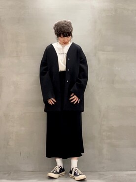 omaさん（レディース・163cm）の冬コーディネート